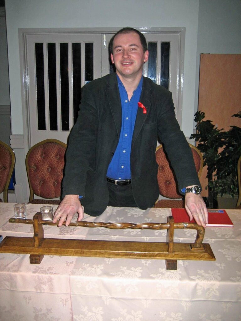 Stephen Williams MP with Lg's-stick