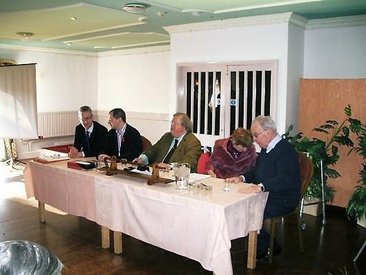 The top table at AGM for  the Lloyd George Society